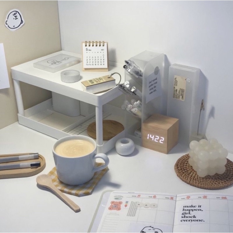 kệ 2 tầng decor bàn học🧸🎀