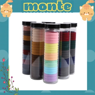 Set 20 buộc tóc dày co giãn màu sắc hỗn hợp đơn giản dành cho nữ