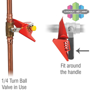 Khóa loto van bi-ball valve lockout