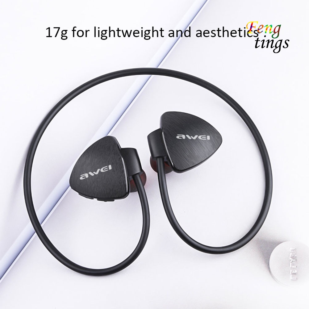 AWEI Tai nghe nhét tai không dây đeo cổ kết nối bluetooth