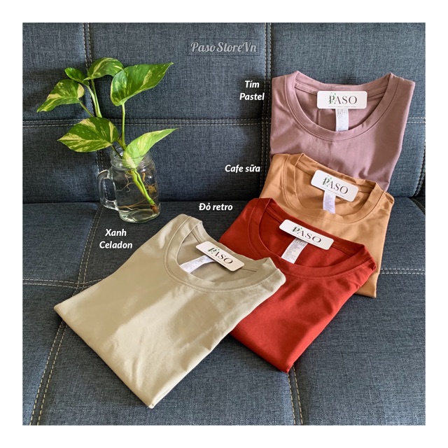 Áo thun màu sắc - PASO UNISEX BASIC TEE | BigBuy360 - bigbuy360.vn