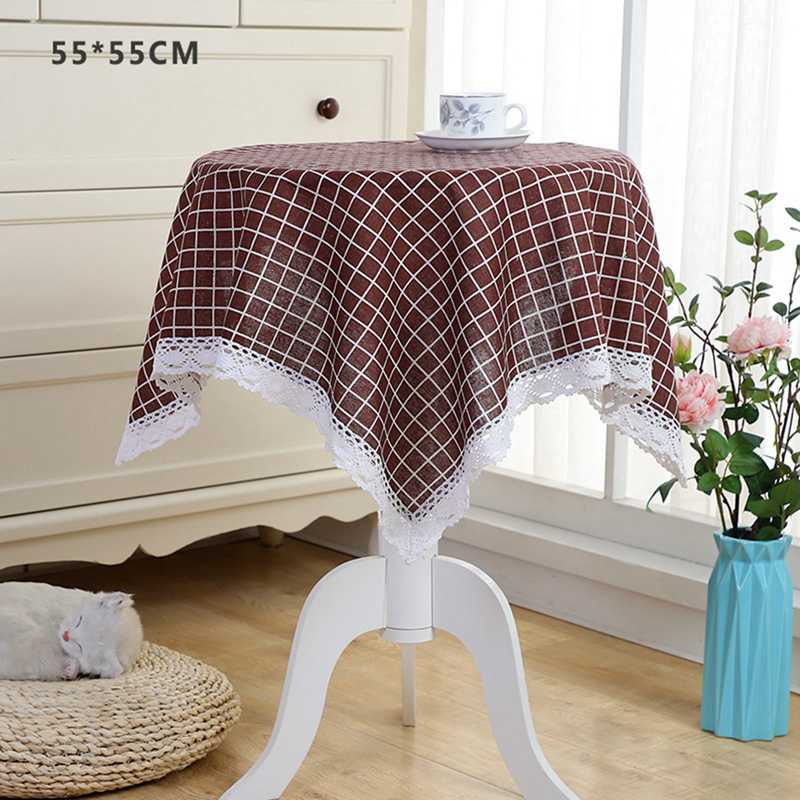 Khăn trải bàn vải lanh cotton sang trọng đẹp mắt