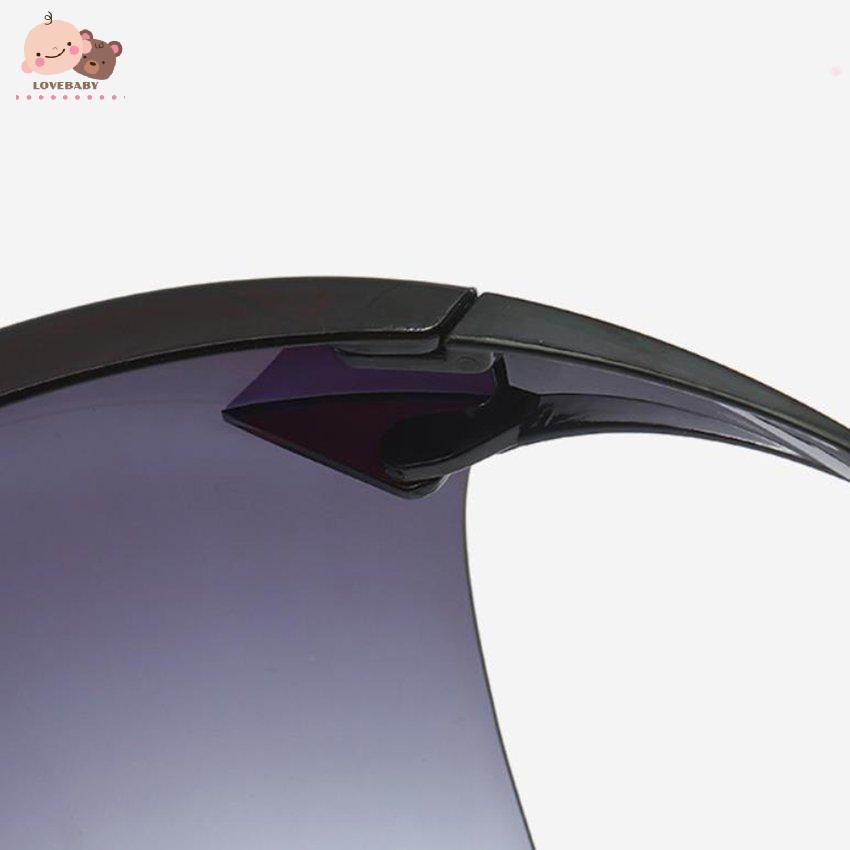 [HOT]Nam và nữ BLOCC tấm che mặt lớn Gương acrylic Oversized Full Face Shield kính bảo vệ, kính bảo hộ, kính bảo hộ, nắp chắn gió ngoài trời, SMATO rõ ràng