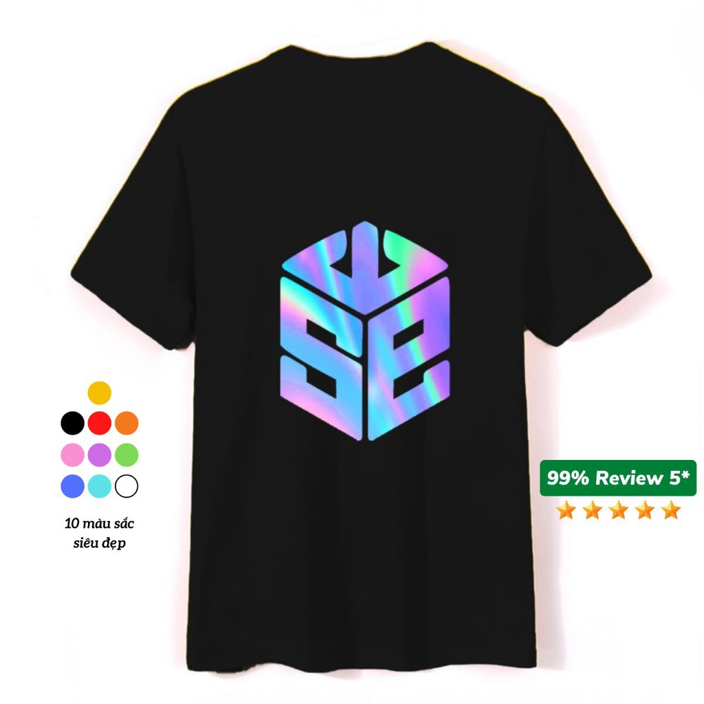 Áo Thun Phản Quang SWE form rộng unisex tay lỡ chất Cotton cao cấp freesize cho nam và nữ, co giãn thoải mái PQ32 4T | BigBuy360 - bigbuy360.vn