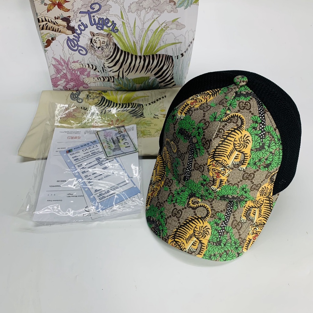 Nón kết gc , Mũ lưỡi trai Gc hổ rừng mã mới full box hộ cực đẹp