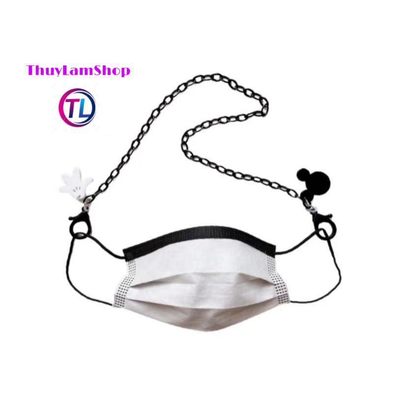 Dây đeo trang trí khẩu trang/mắt kính chống rơi trượt hình bàn tay dễ thương