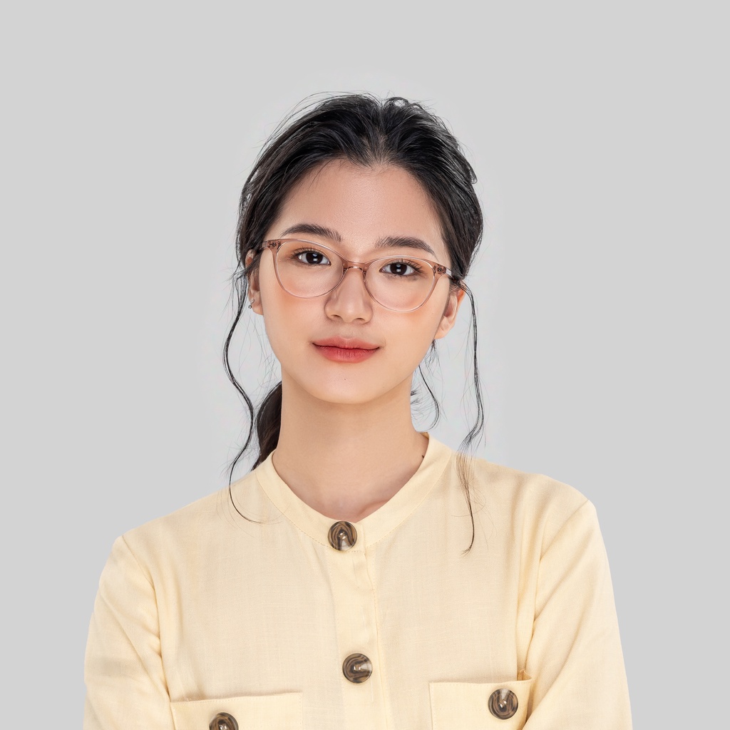 Gọng kính cận nữ WeeHours MOSS , dáng mắt mèo thời trang,  nhựa Acetate cao cấp | BigBuy360 - bigbuy360.vn