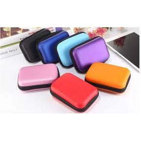 🚀Túi Đựng Tai Nghe-Bộ Sạc 🚀 Hinh Chữ Nhật Có Hình Nhiều Màu Sắc Đáng Yêu 11x8x4cm Chắc Chắn Tiện Lợi