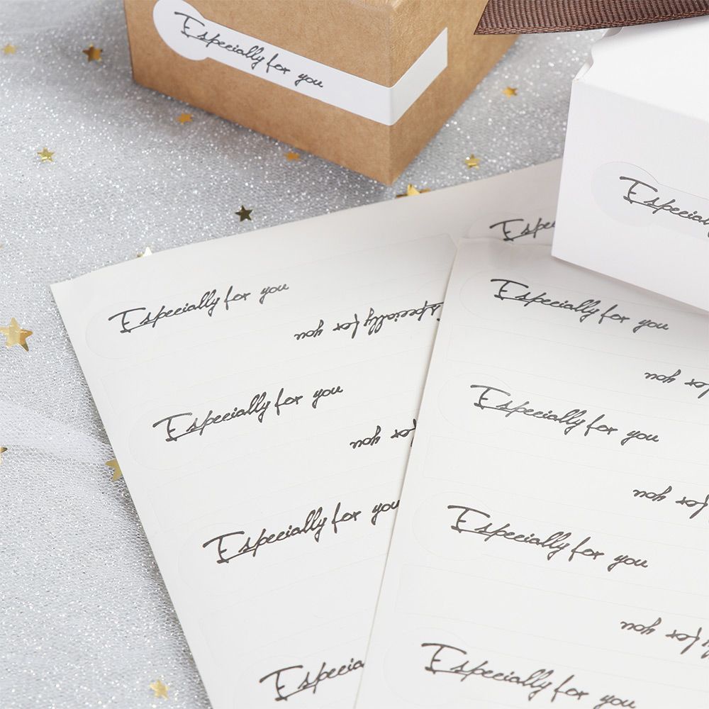 Set 108 miếng dán họa tiết chữ Especially for You làm quà tặng thủ công đóng gói trang trí đám cưới ngày lễ tình nhân