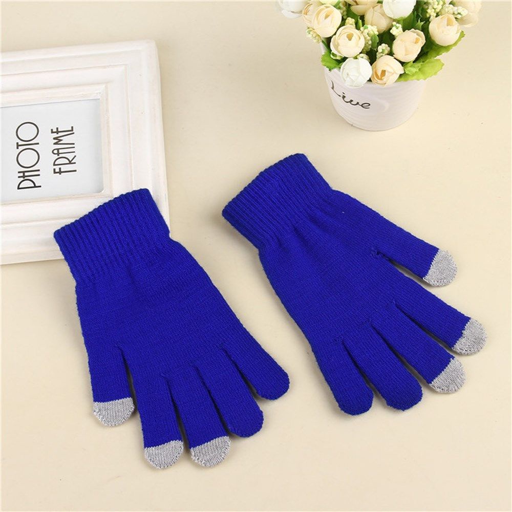 Găng tay lái xe co giãn giữ ấm thời trang mùa đông thoải mái cho nam và nữ