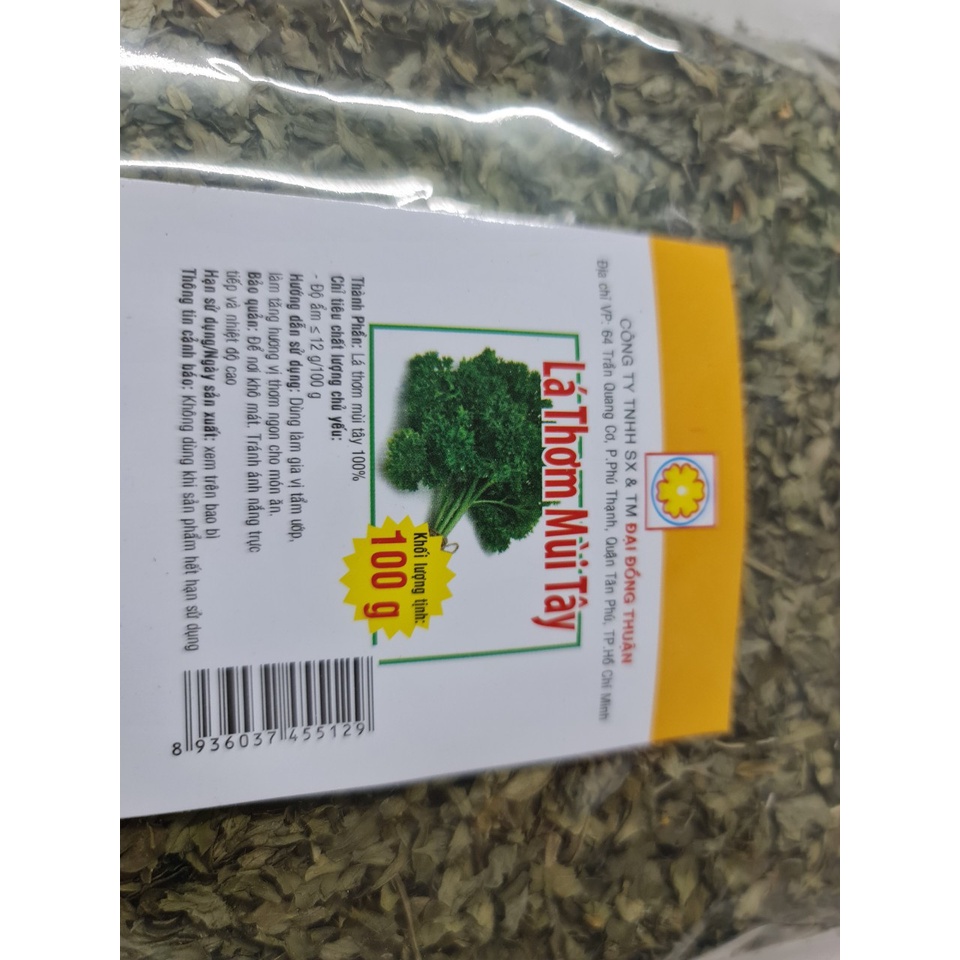 Lá Thơm Mùi Tây Đại Đồng Thuận 100g