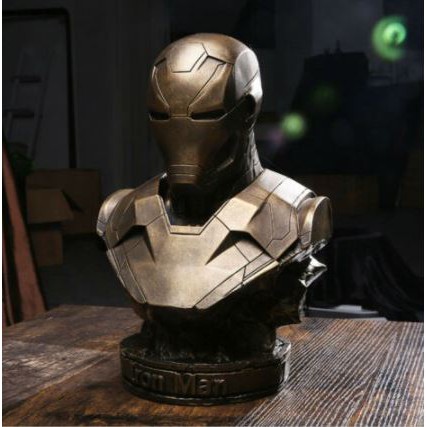 Mô hình tượng bán thân Iron Man Tony Stark MK46 cao 36cm lệ 1/2 trong phim Biệt đội siêu anh hùng The Avengers (Ironman)