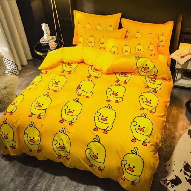 Bộ Ga Gối Poly Hàn 1M6X2M,được chọn mẫu🎄VỊT VÀNG🎄