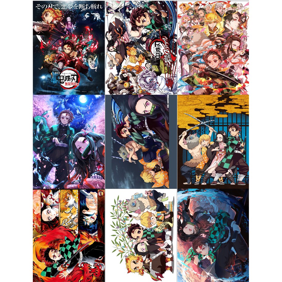 Bộ ảnh card anime Kimetsu No Yaiba