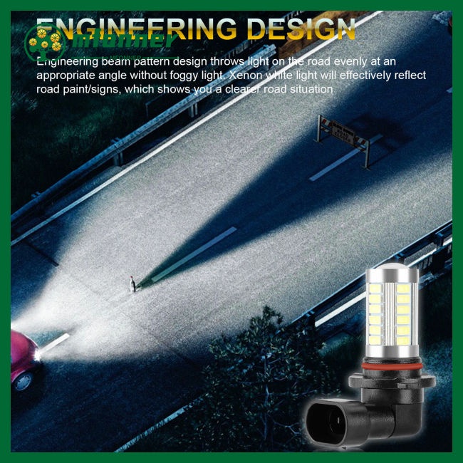 Set 4 Bóng Đèn Led 9005 9006 Ánh Sáng Trắng 6500k 360 Độ Siêu Sáng Dành Cho Ô Tô