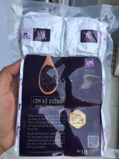 Cơm gạo lứt tím