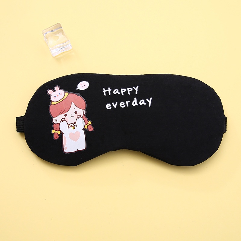 Bịt Mắt Che Mắt Ngủ Có Túi Gel Massage Hình Thú cute phiên bản Hàn Quốc