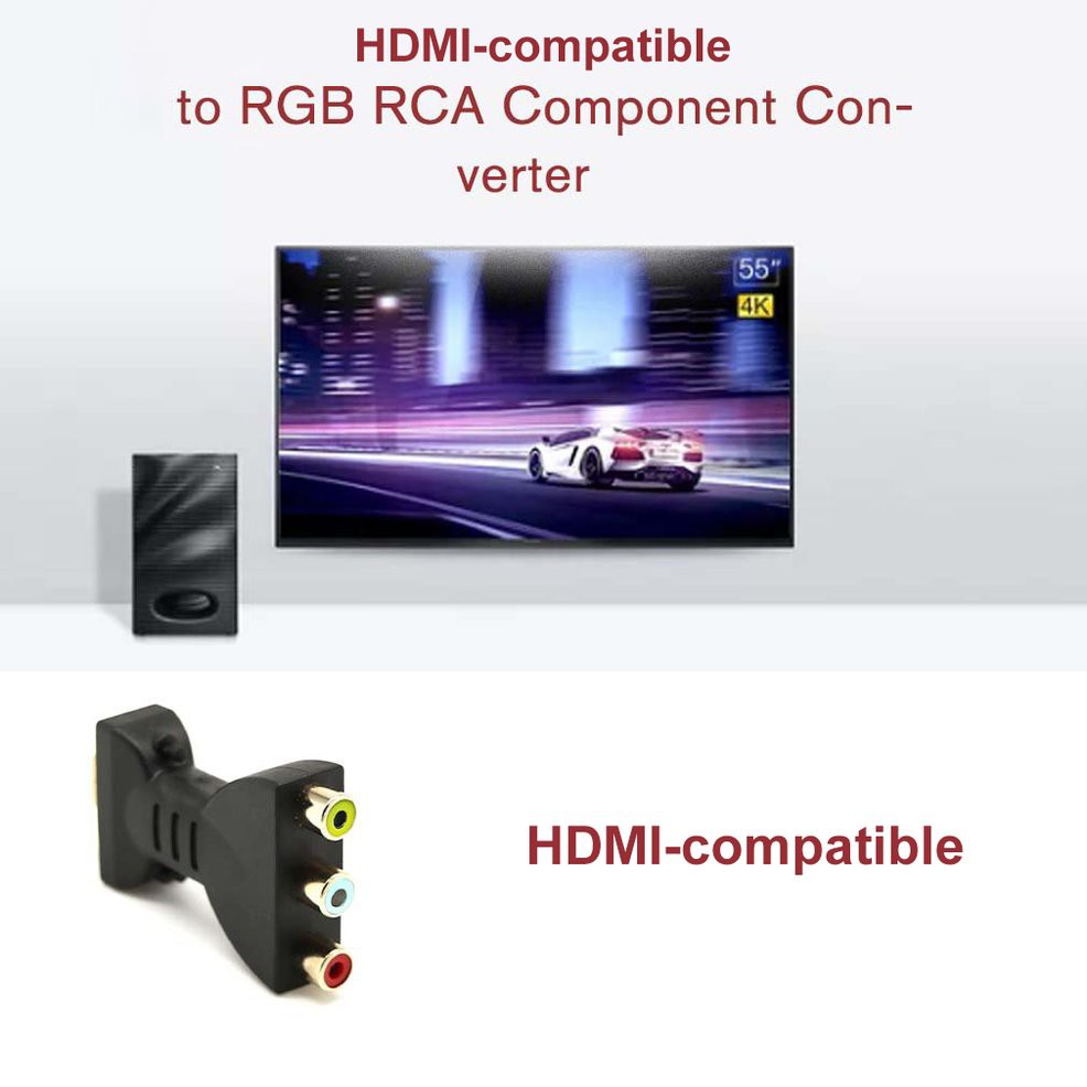 Bộ Chuyển Đổi Tín Hiệu Âm Thanh Kỹ Thuật Số Av Hdmi Sang 3 Rca