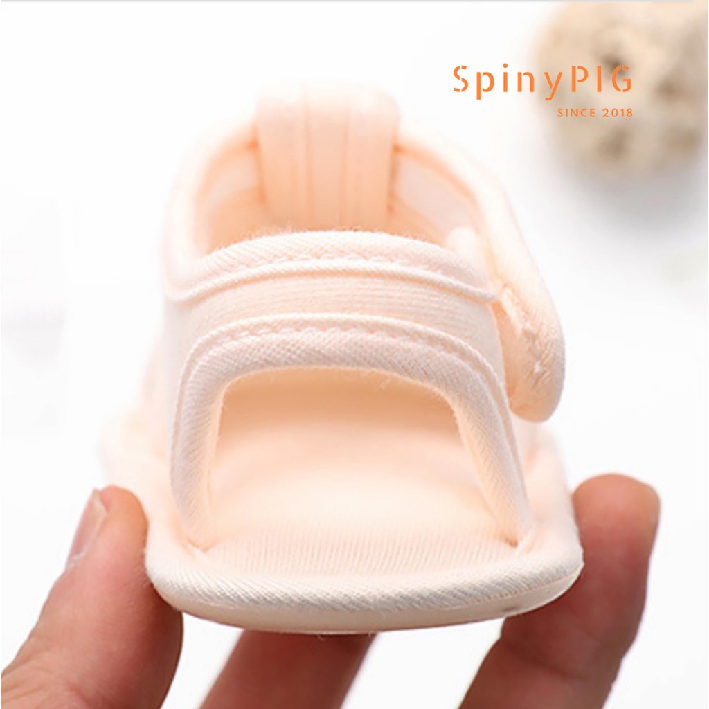 Dép tập đi cho bé 0-18 tháng tuổi chống trơn trượt chất liệu cotton hàng siêu xinh