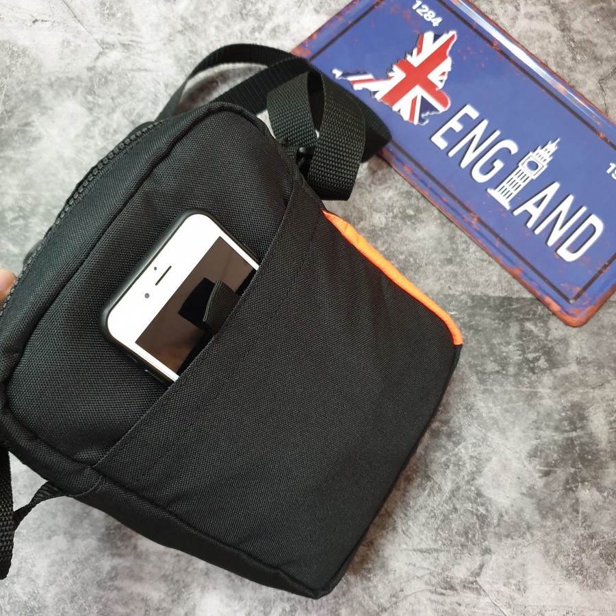 Túi đeo chéo Shoulder Bags Black/Orange