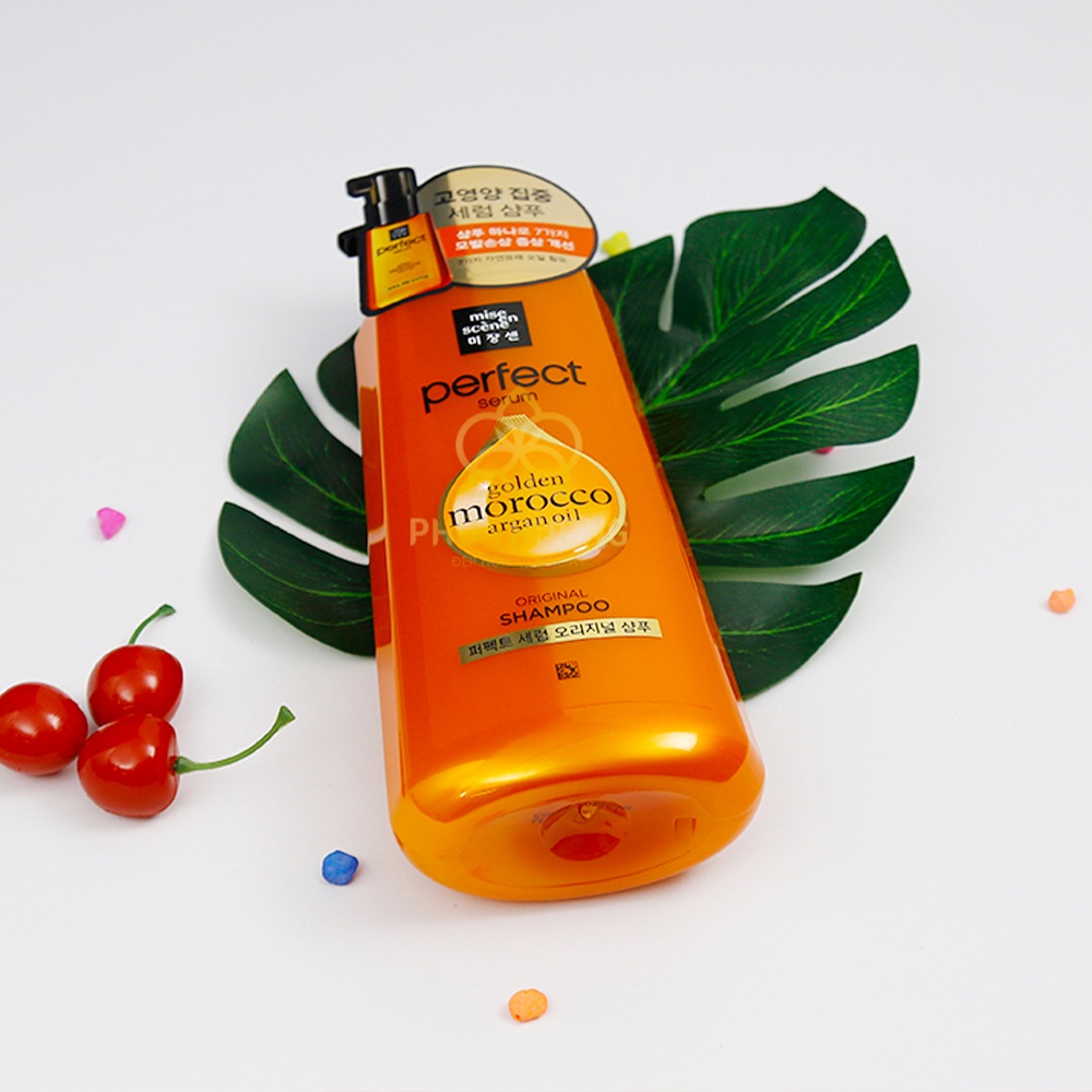 Dầu gội chống gãy rụng, mượt tóc Mise En Scene Perfect Serum Original Shampoo 680ml