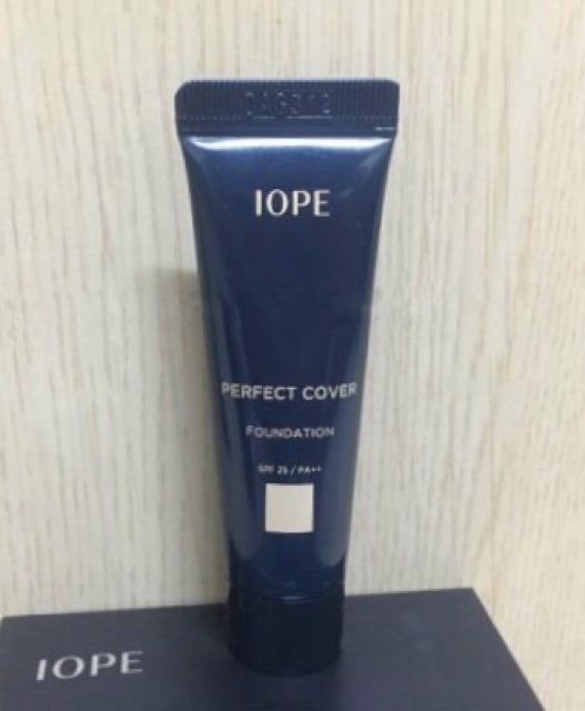 [MINISIZE] Kem Nền Che Khuyết Điểm Tone No.21 Light Beige - IOPE Perfect Cover Foundation SPF25/PA++ 7ml | BigBuy360 - bigbuy360.vn