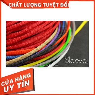 Combo 5 mét dây lưới size 3mm - Dây xác rắn bọc nguồn, Dây lưới bọc nguồn máy tính, bọc nguồn điện nhiều màu