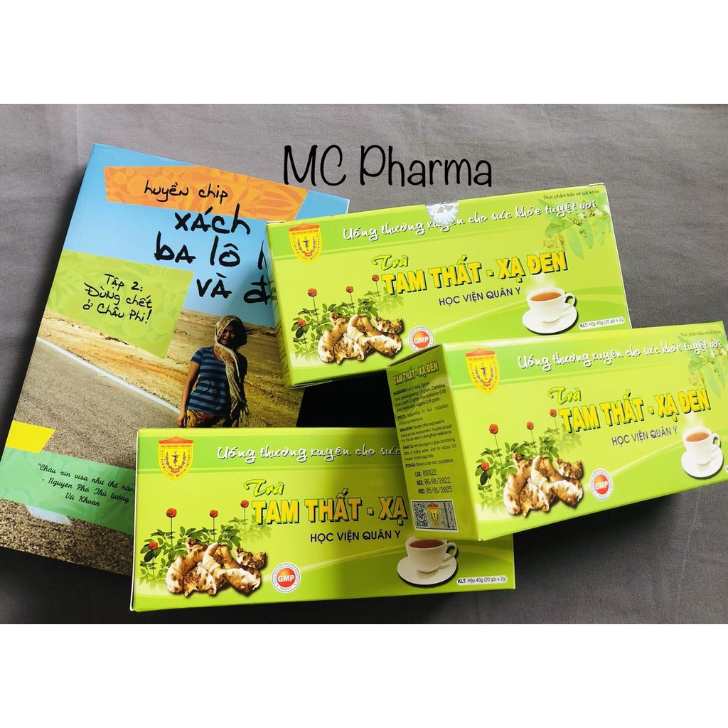 {Chính Hãng} Trà Tam thất xạ đen Học viện quân y {Giúp tăng cường sức đề kháng, chống oxy hóa cho cơ thể}