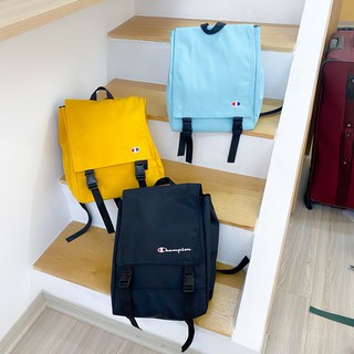 [Freeship - Ảnh Thật] Balo nữ Ulzzang đi học thời trang ♥ Ba lô nữ vải dù nắp gập CHAM.PI.ON laptop 14 inch M82