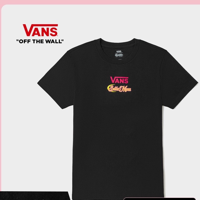 Áo Thun Vans Ngắn Tay In Hình Thủy Thủ Mặt Trăng Thời Trang Dành Cho Nữ