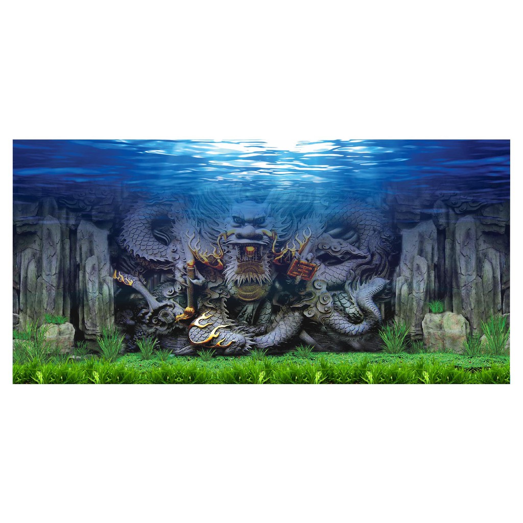 TRANH DECAL DÁN HỒ CÁ NHIỀU KÍCH THƯỚC_THIẾT KẾ NÀNG THƠ