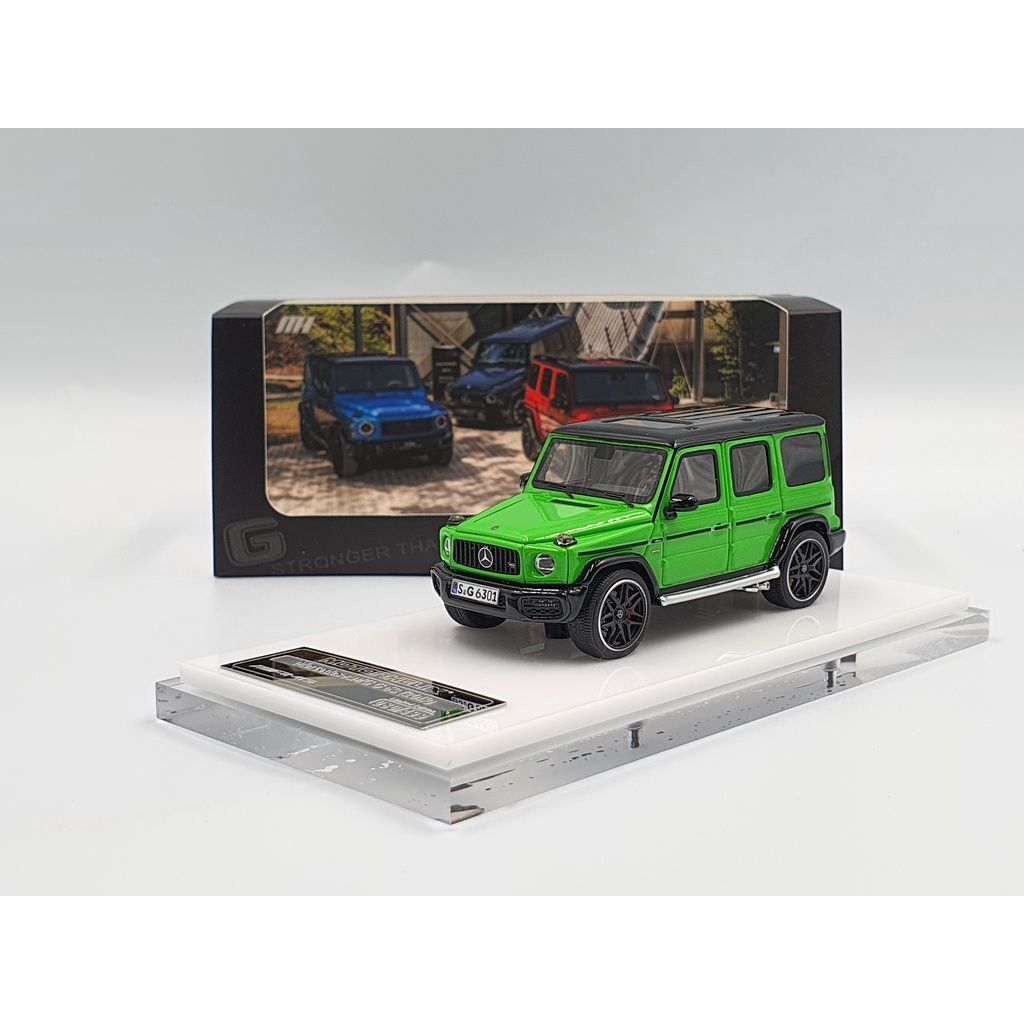 Xe Mô Hình Mercedes-AMG G63 2019 Tỉ lệ 1:64 Hãng sản xuất Motor Helix ( Xanh Lá )
