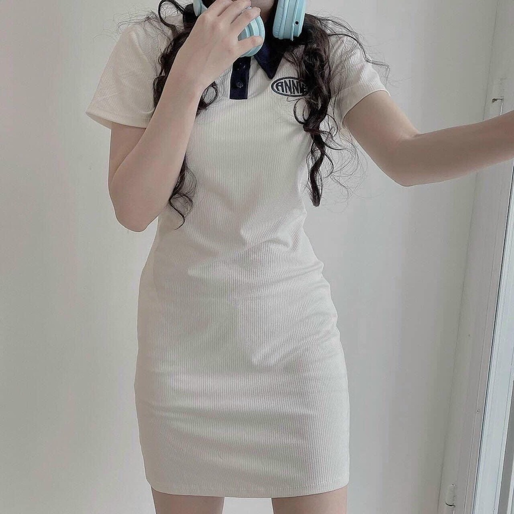 Váy Body Nữ - Váy Body POLO Co Giãn Chất Bo Tăm Siêu Thích | BigBuy360 - bigbuy360.vn