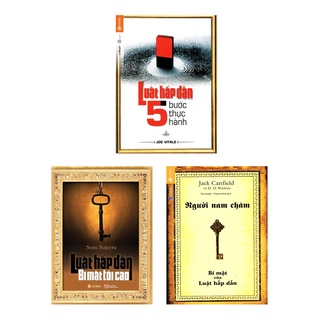 Combo 3: người nam châm + luật hấp dẫn bí mật tối cao + luật hấp dẫn - 5 bước thực hành