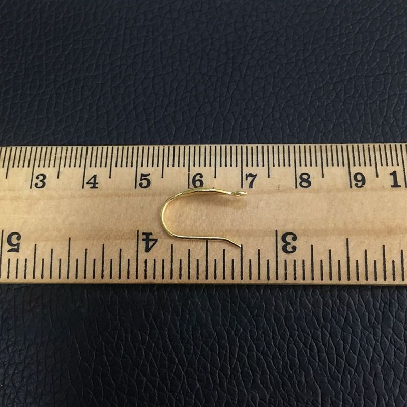 1 Cặp Bông Tai Dạng Móc Bằng Bạc Không Gây Dị Ứng DIY