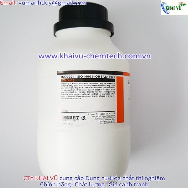 Tinh bột starch soluble (C6H10O5)n lọ 500g hồ tinh bột