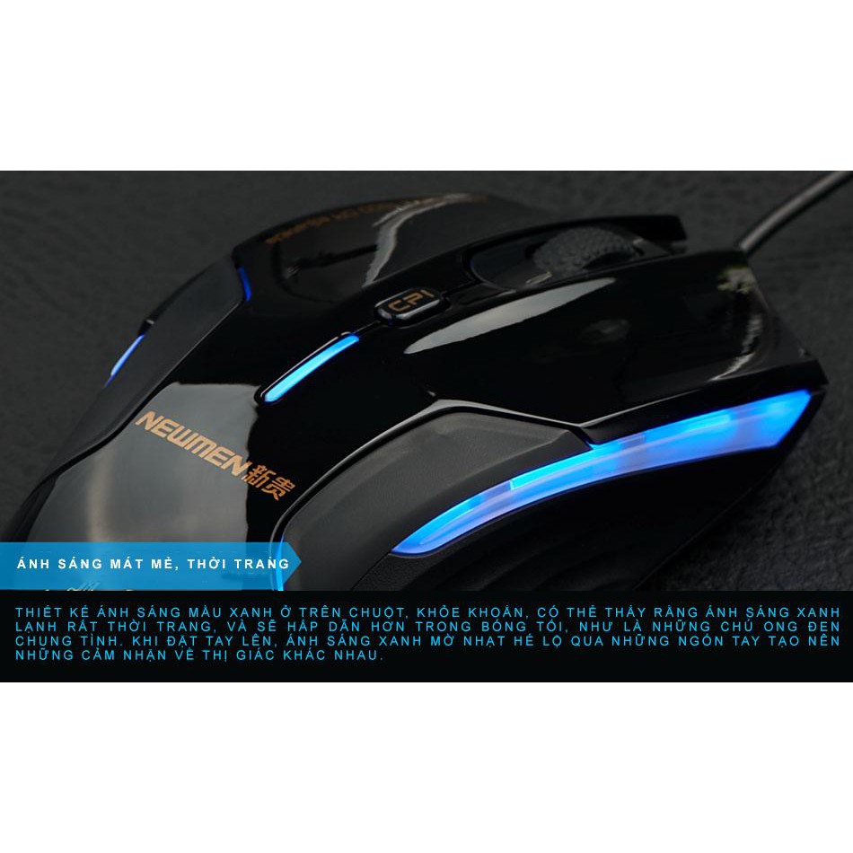 Giá siêu rẻ  Chuột gaming có dây Newmen G7 Plus