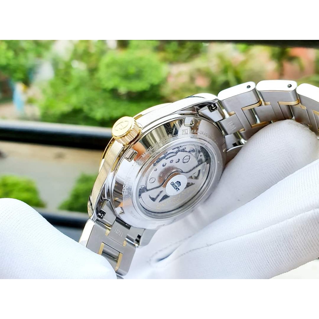 Đồng hồ nam chính hãng Orient Star Open heart Demi Gold RE-AT0004S00B - Máy Automatic - Kính Sapphire