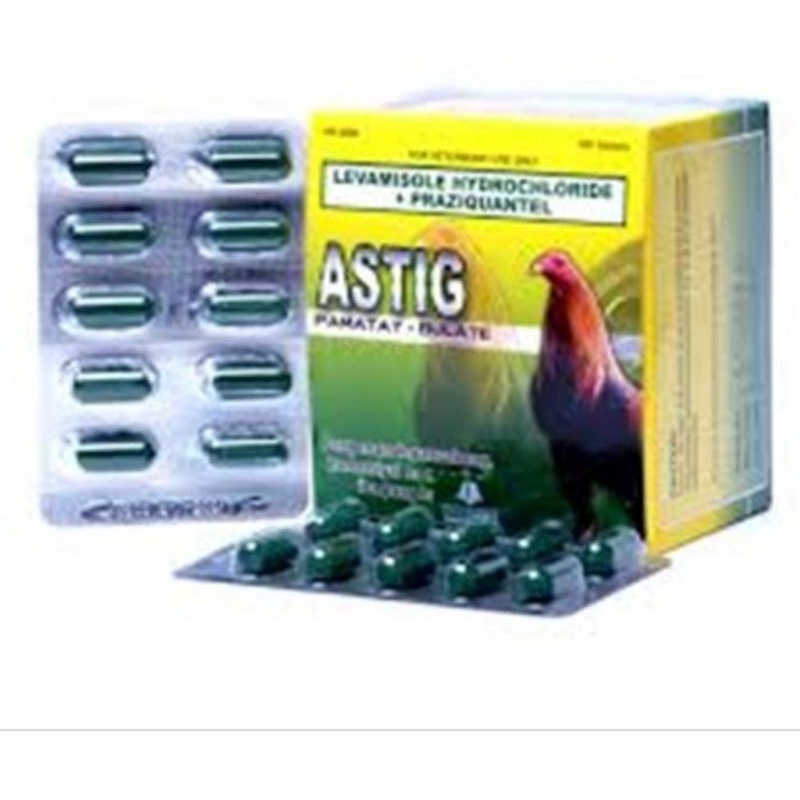 Astig combo 2 vĩ*10 viên sử dụng trên gà đá hsd 07/2024
