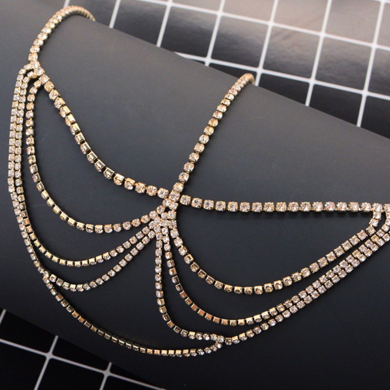 Dây Xích Đính Đá Hình Giọt Nước Phong Cách Bohemia Cho Cài Tóc Cô Dâu