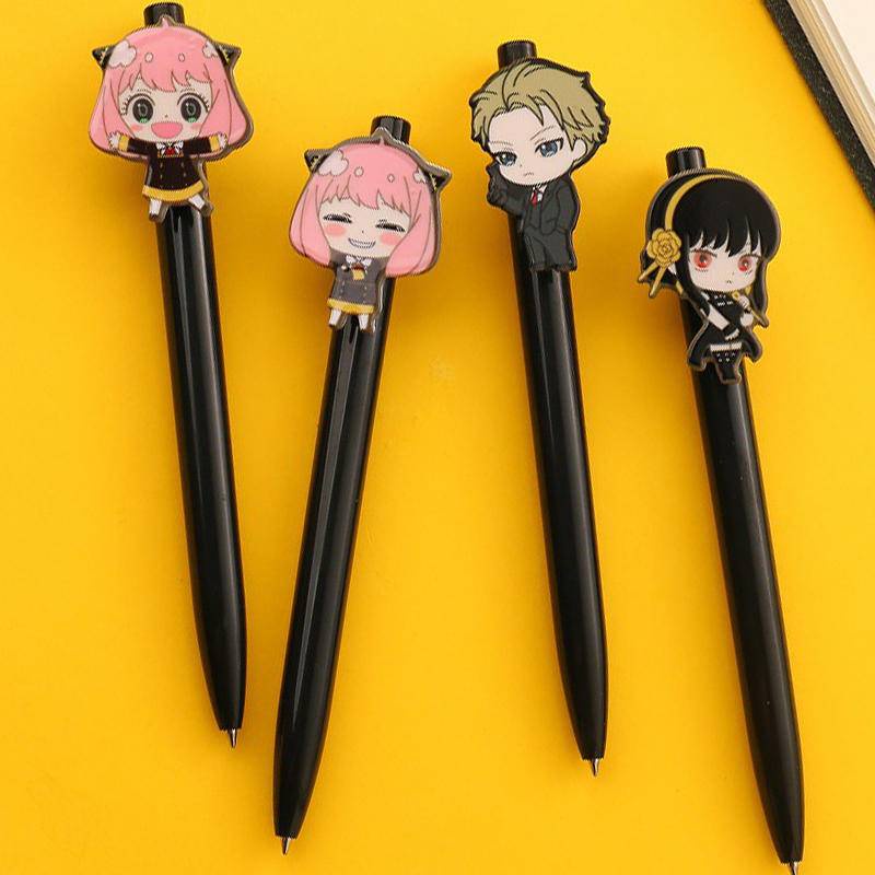 Bút Bi Mực Đen 0.7mm Hình Nhân Vật Loid Forger Yor Forger