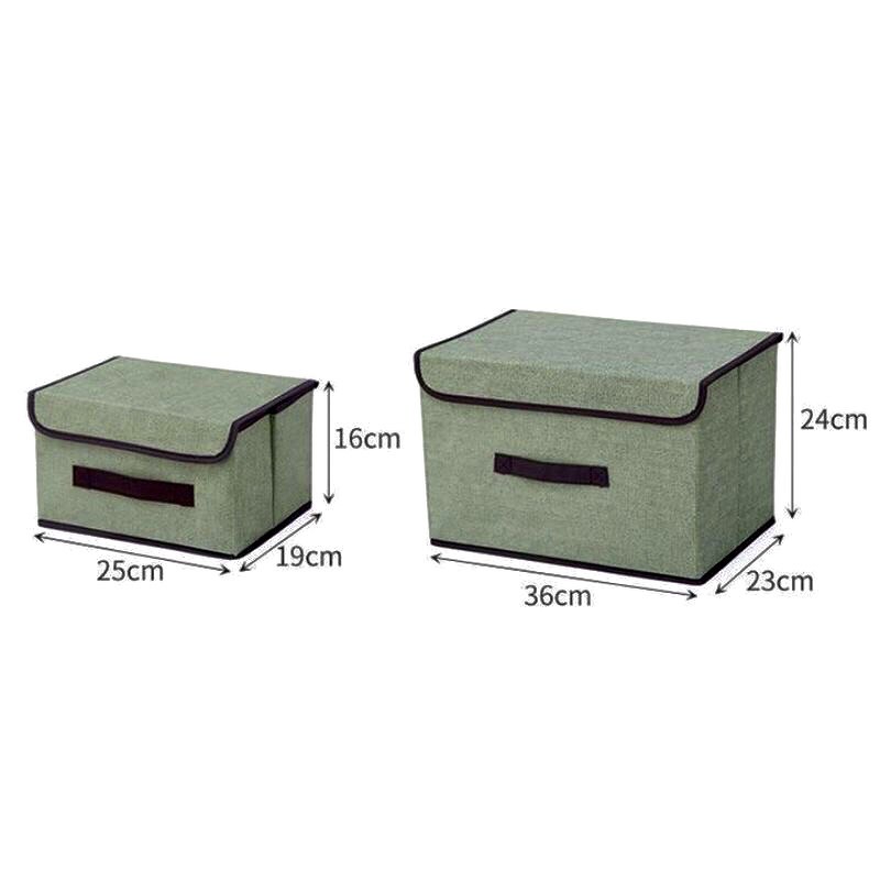 Combo 2 Hộp Vải Đựng Đồ Thùng Đựng Quần Áo Đồ Lót Đồ Chơi Đa Năng Bằng Vải.oasis-mart