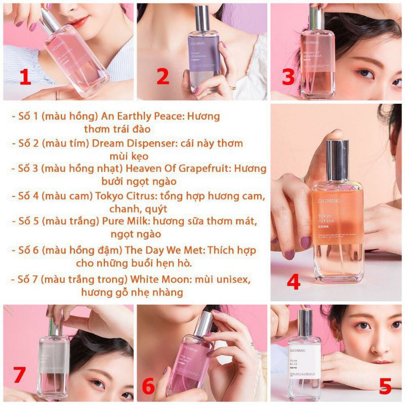 Xịt Toàn Thân BODY MIST Shimang | Thế Giới Skin Care