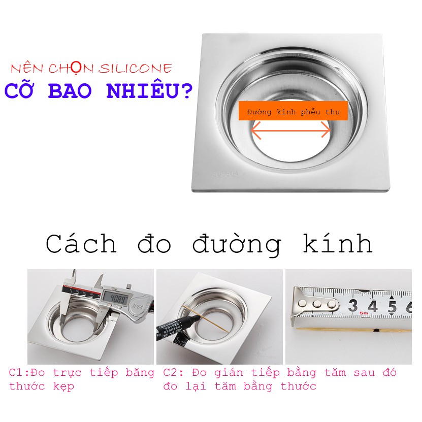 Chống mùi hôi nhà vệ sinh. Ngăn mùi đường thoát nước, Silicone chống trào ngược, chống mùi hôi.Van Tako