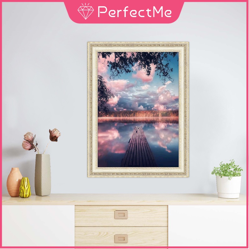 Bộ tranh đính đá 5D họa tiết phong cảnh độc đáo kích thước 30x40cm diy dùng trang trí nhà cửa