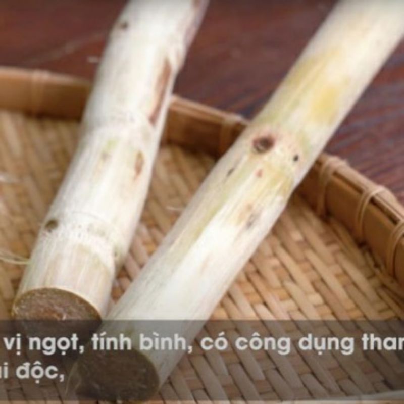 Mía lau nguyên liệu nấu nước mát, nấu sâm