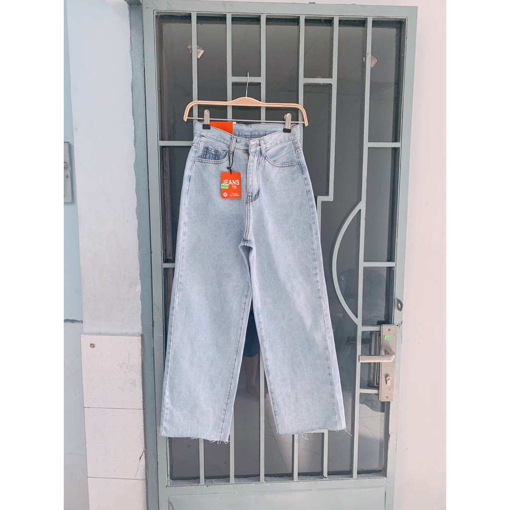 Quần ống rộng cá tính