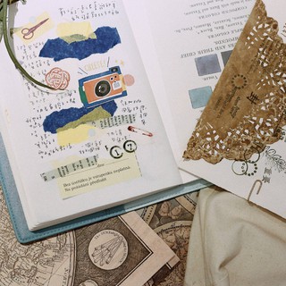 Set 20 Giấy Ren Bullet Journal