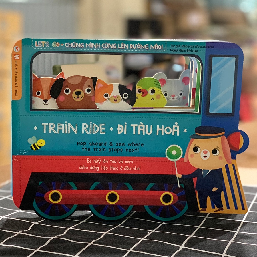 Sách tương tác Song ngữ Việt - Anh - Let's Go Cùng lên đường nào cho bé