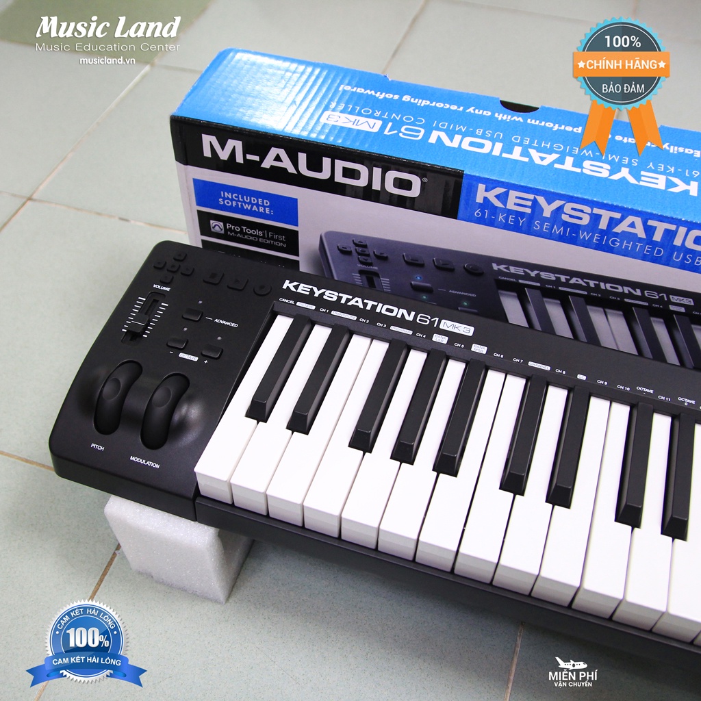 Đàn Midi Controller M-Audio Keystation61 MK3 – Chính Hãng